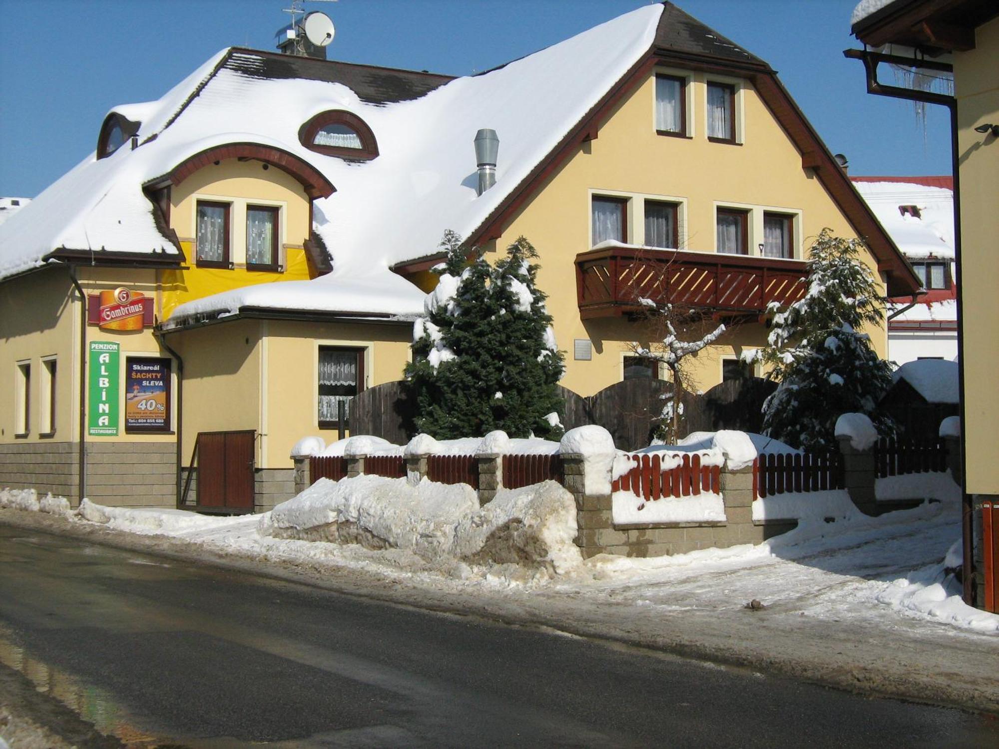 Penzion Albina - Restaurace Vysoké nad Jizerou Екстериор снимка